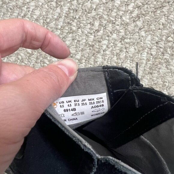 Timberland Bethel Biker boots winter shoes black size 6.5 - Picture 13 of 13